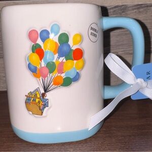 Cute 🥰 Rae Dunn Disney Pixar UP Movie Balloon 🎈 House 🏠 The Sky’s The Limit  Mug